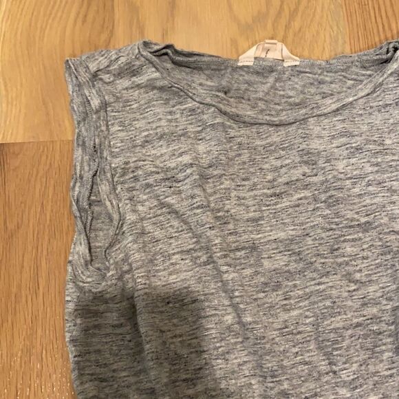 Rebecca Taylor gray linen tiered dress M - Picture 3 of 5